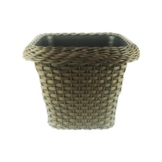 Vaso plástico quadrado estilo vime n° 01 Pedra e Areia para Construção Capão da Canoa Material de Construção Arroio Teixeira Vaso plástico quadrado estilo vime n° 01 Material de Construção Capão da Canoa Loja de Material de Construção Barato