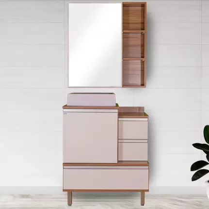 Conjunto Gabinete e Espelheira Twister s/ cuba Luminetto Pedra e Areia para Construção Capão da Canoa Material de Construção Arroio Teixeira Conjunto Gabinete e Espelheira Twister s/ cuba Luminetto Material de Construção Capão da Canoa Loja de Material de Construção Barato