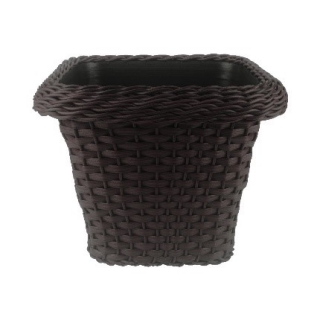 Vaso plástico quadrado estilo vime n° 02 Material de Construção Capão da Canoa Loja de Material de Construção Barato Vaso plástico quadrado estilo vime n° 02 Pedra e Areia para Construção Capão da Canoa Material de Construção Arroio Teixeira